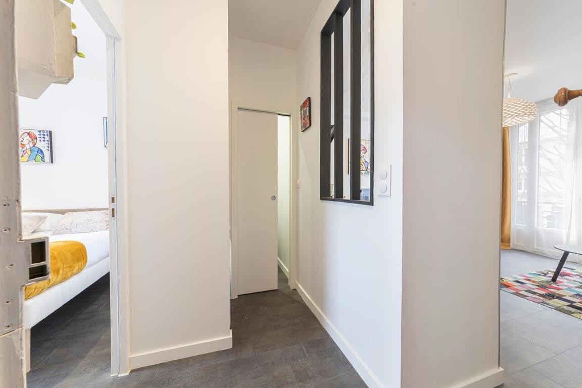 L'Echapee- Bel Appartement Renove Et Proche Gare Rennes Exterior foto
